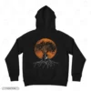 Guitar Tree Embroidery Hoodie