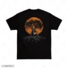 Guitar Tree Embroidery T-Shirt
