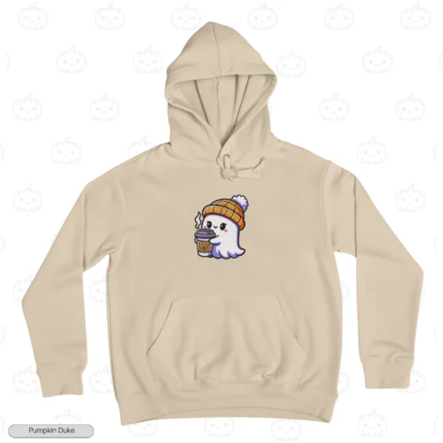 Happy Queen Boo Embroidery Hoodie