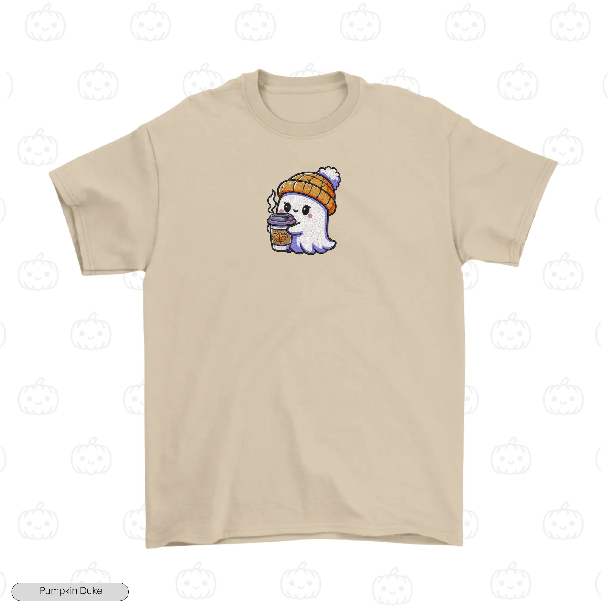 Happy Queen Boo Embroidery T-Shirt
