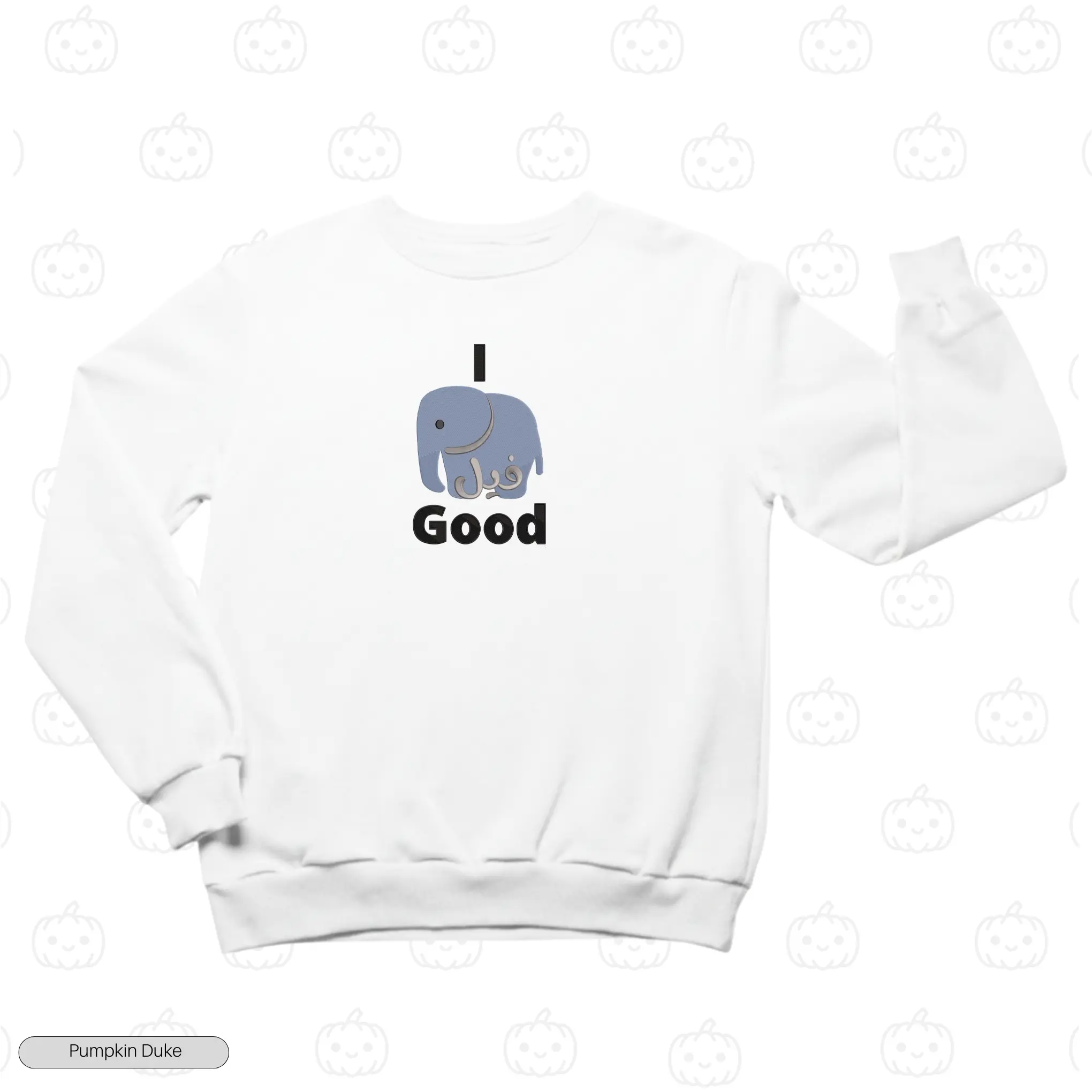 I Feel Good Embroidery Sweatshirt