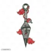 Itachi Red Moon Embroidery Hoodie