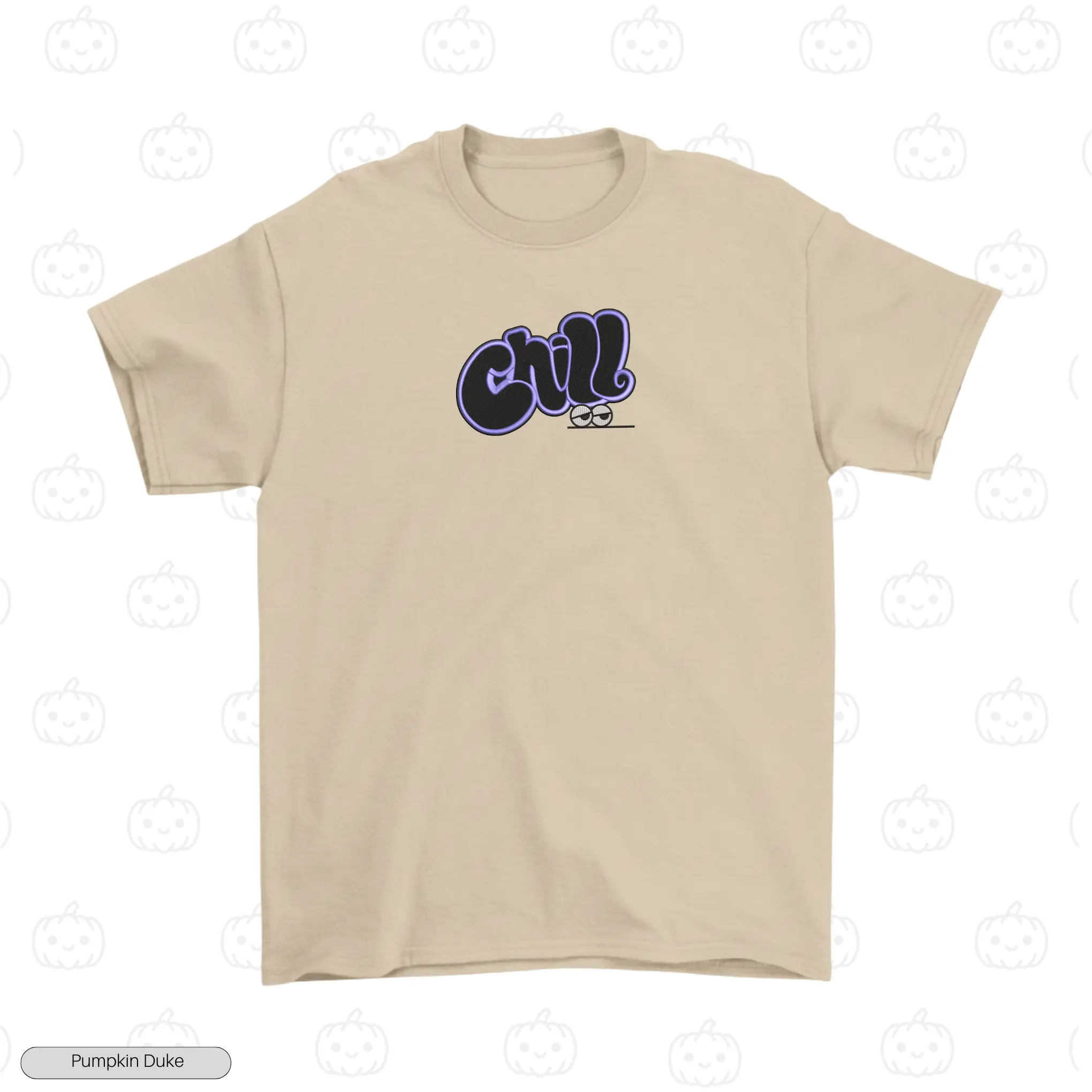 Just Chill Bro Embroidery T-Shirt
