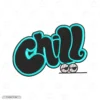 Just Chill Bro Embroidery Sweatshirt