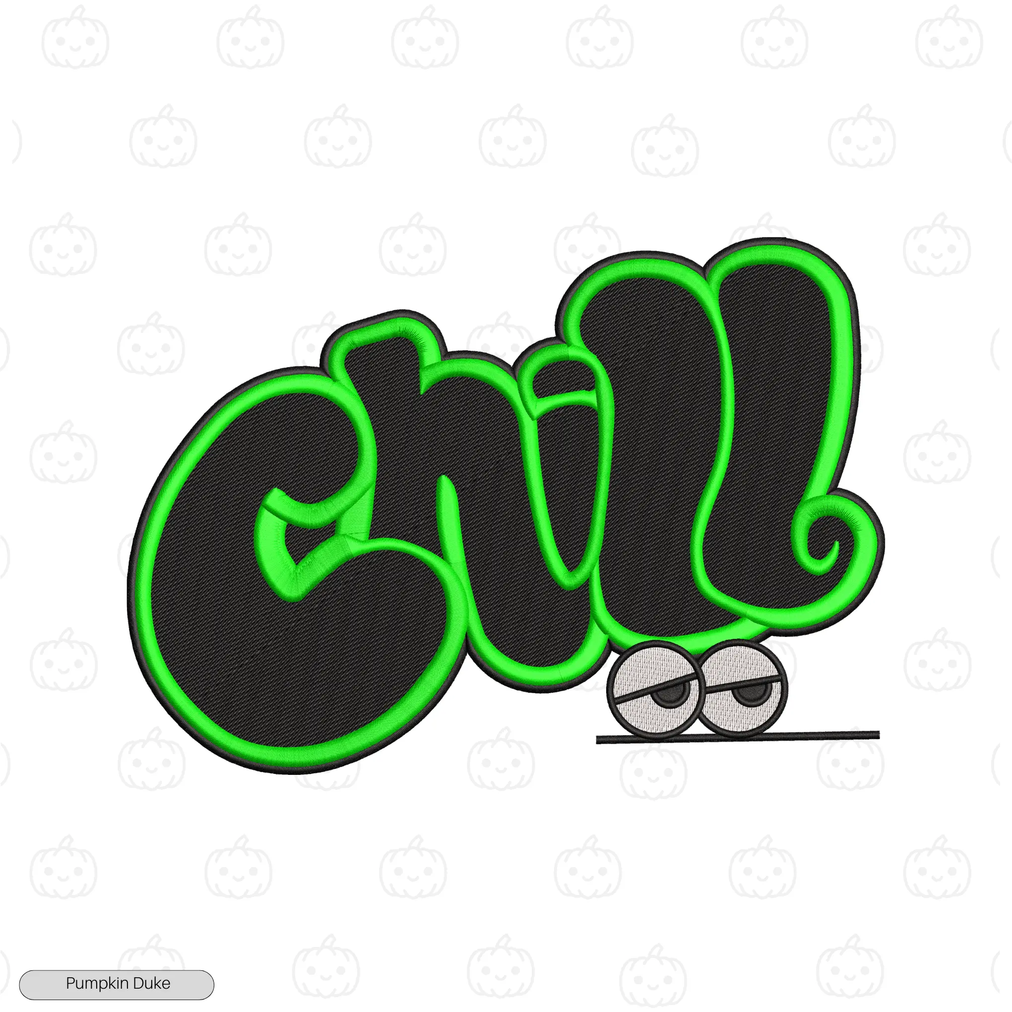 Just Chill Bro Embroidery Sweatshirt