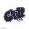 Just Chill Bro Embroidery Sweatshirt