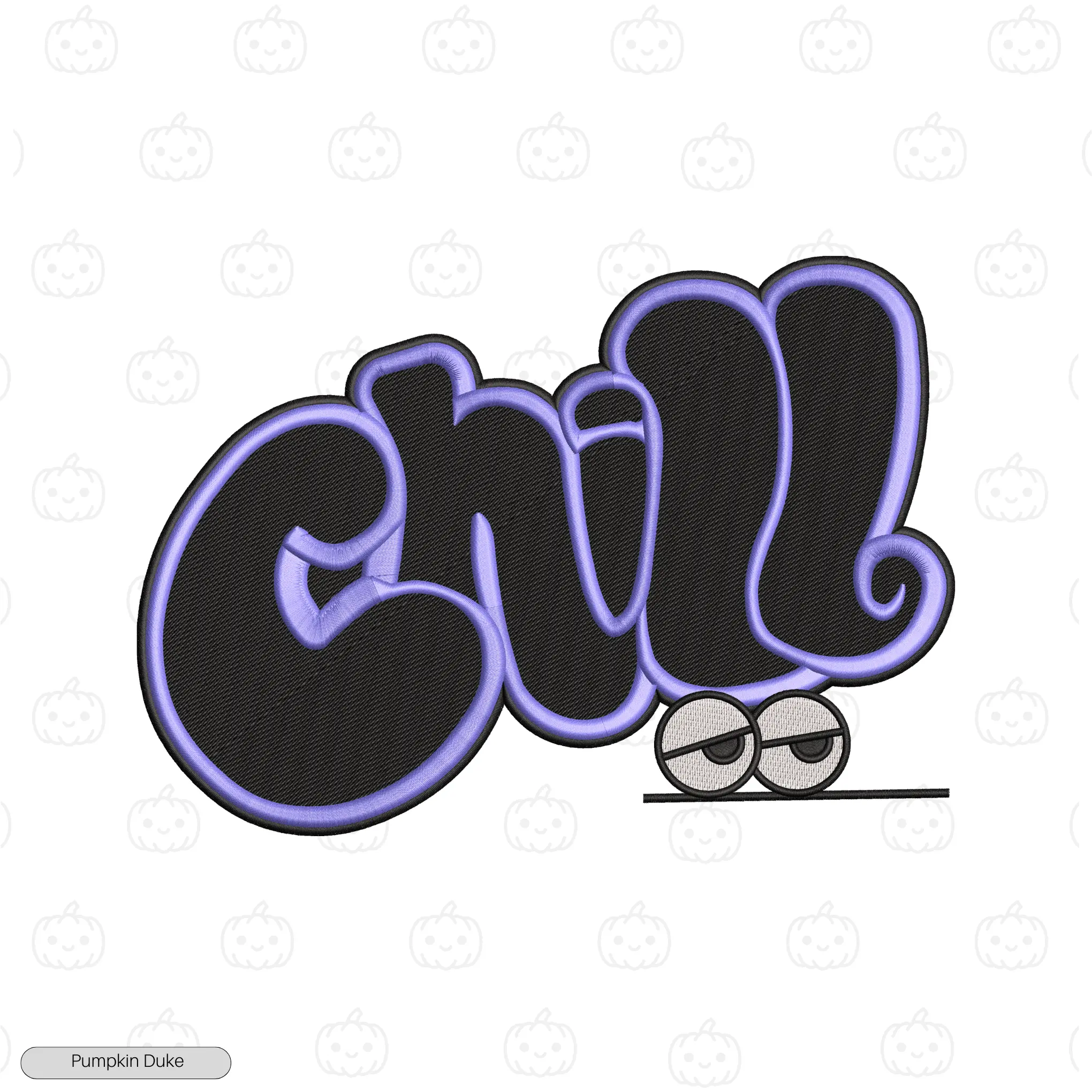 Just Chill Bro Embroidery Sweatshirt