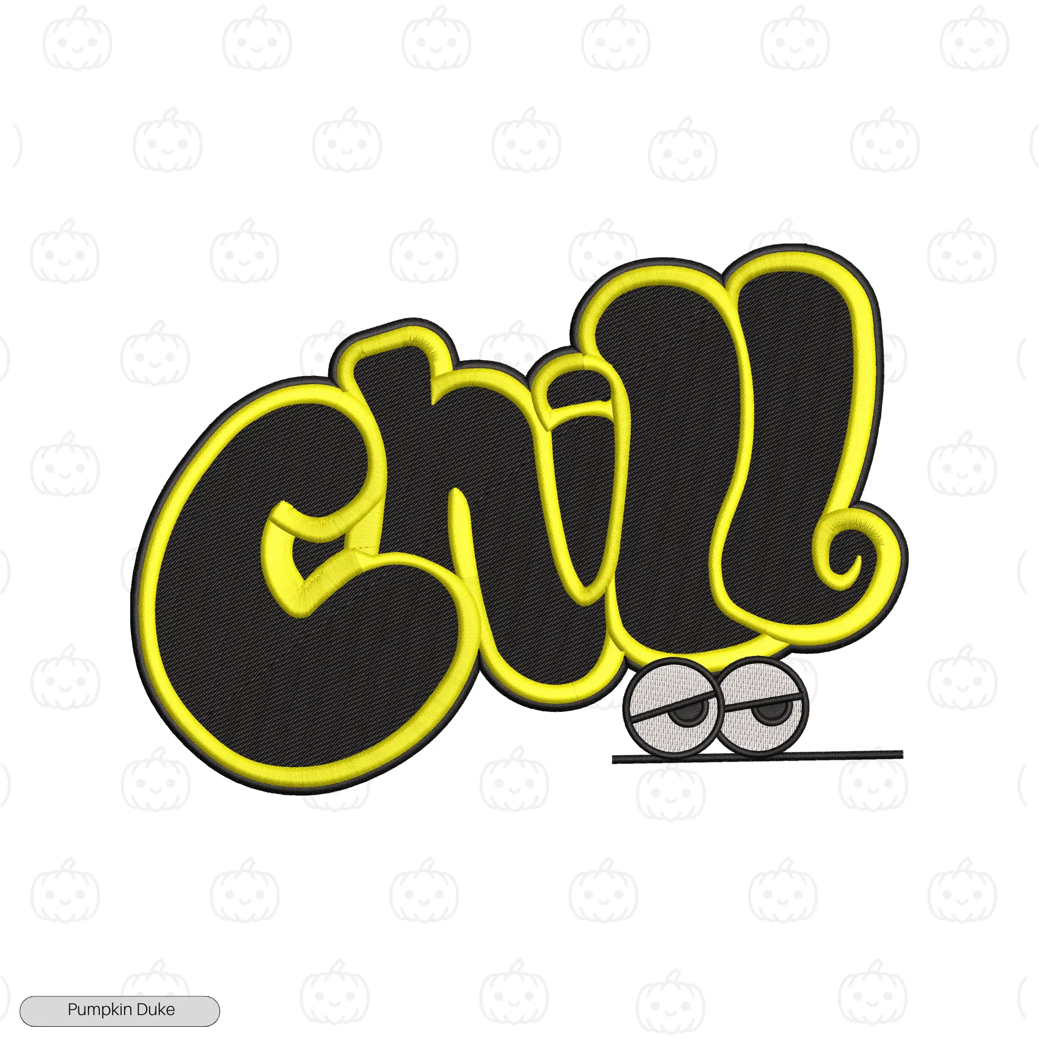 Just Chill Bro Embroidery Sweatshirt