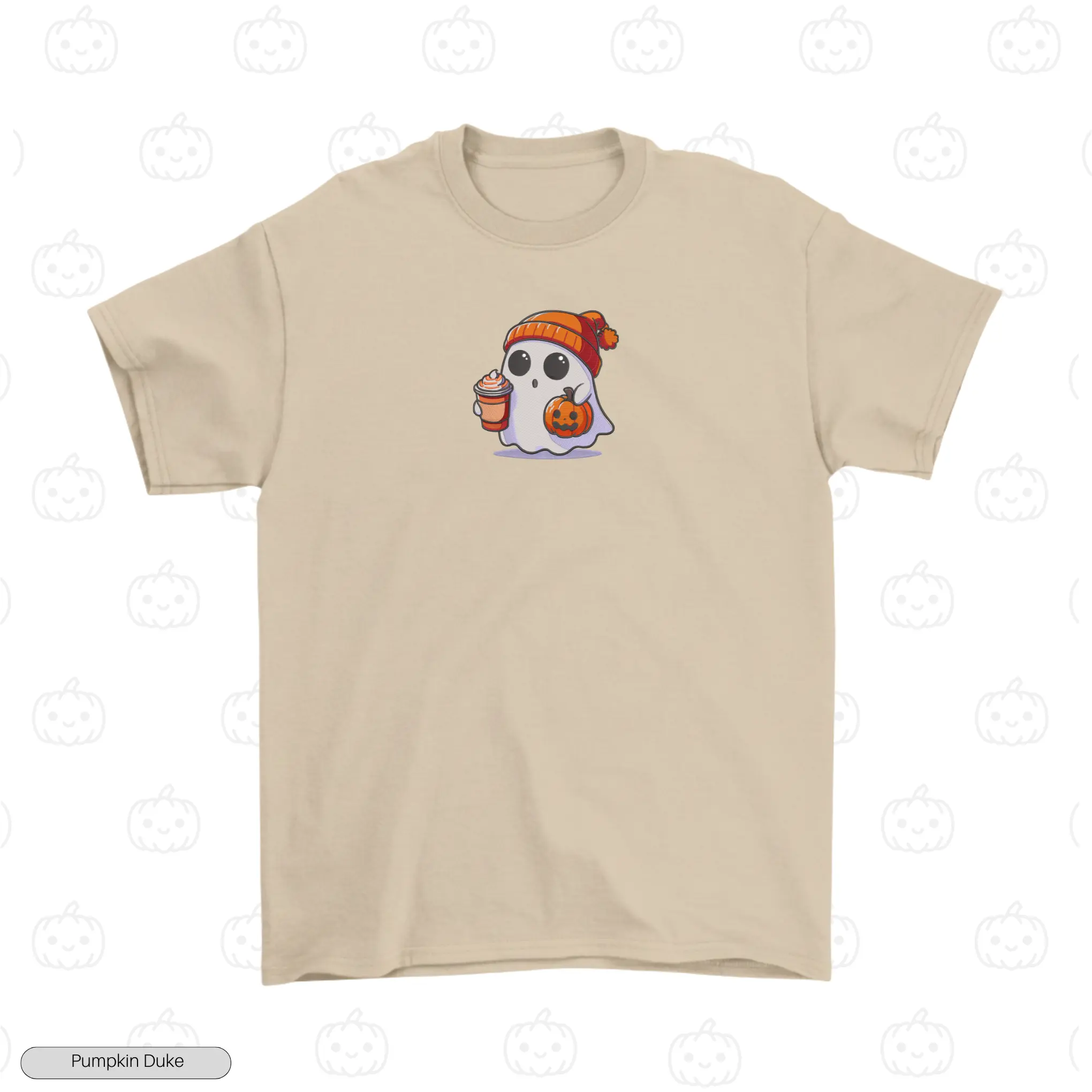 King Boo Surprised Embroidery T-Shirt