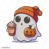 King Boo Surprised Embroidery Hoodie