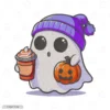 King Boo Surprised Embroidery Hoodie