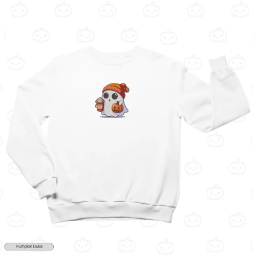 King Boo Surprised Embroidery Sweatshirt