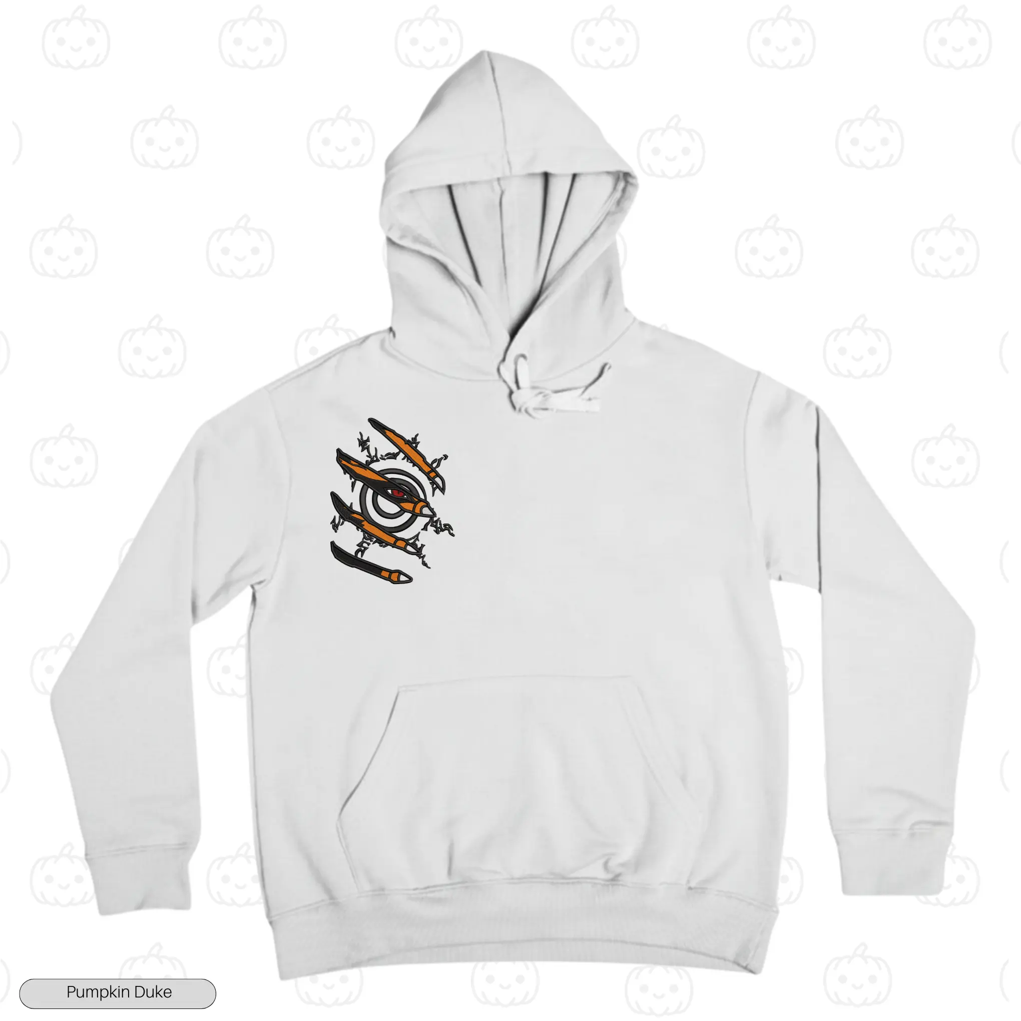 Kurama Eye Claws Embroidery Hoodie
