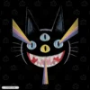 Laser Eyes Cat Embroidery Sweatshirt