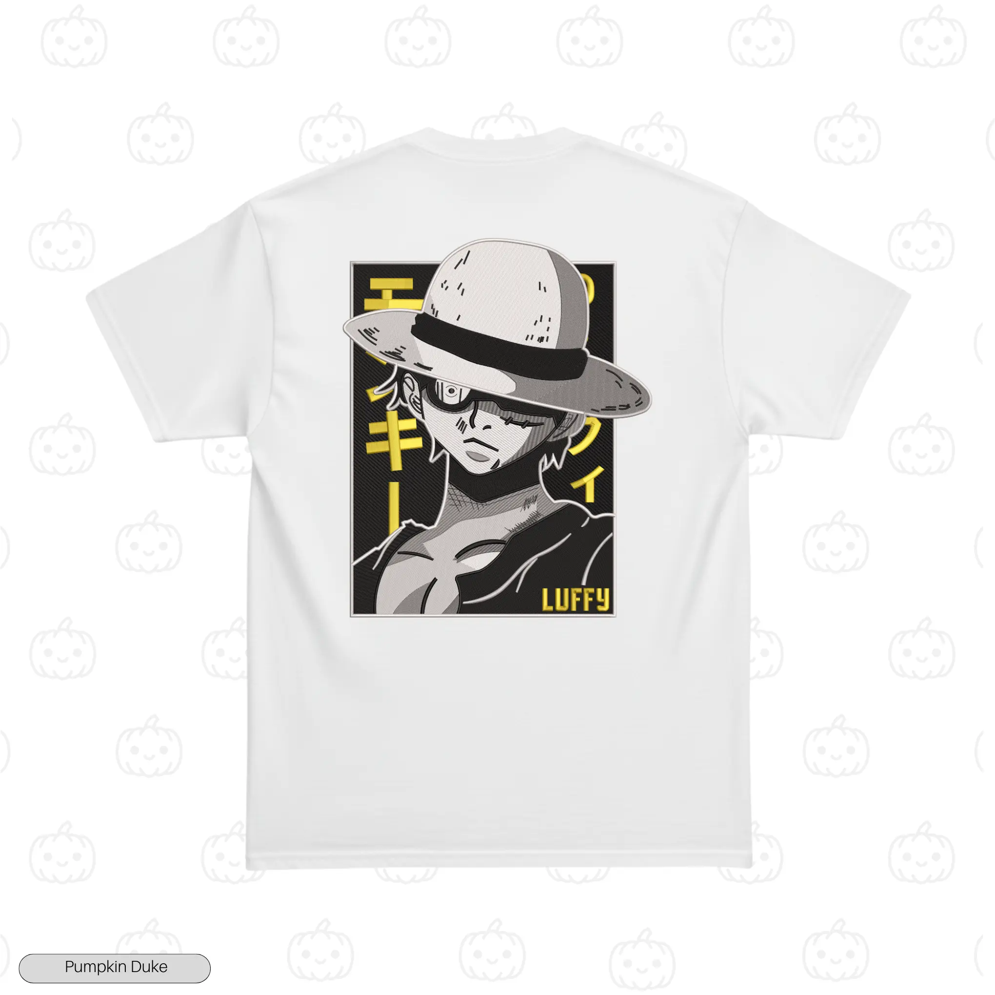 Luffy Face V1 Embroidery T-Shirt