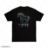 Majestic Horse Embroidery T-Shirt
