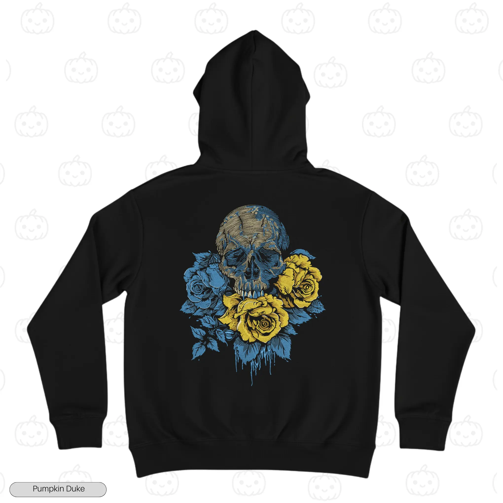 Memento Morie Embroidery Hoodie