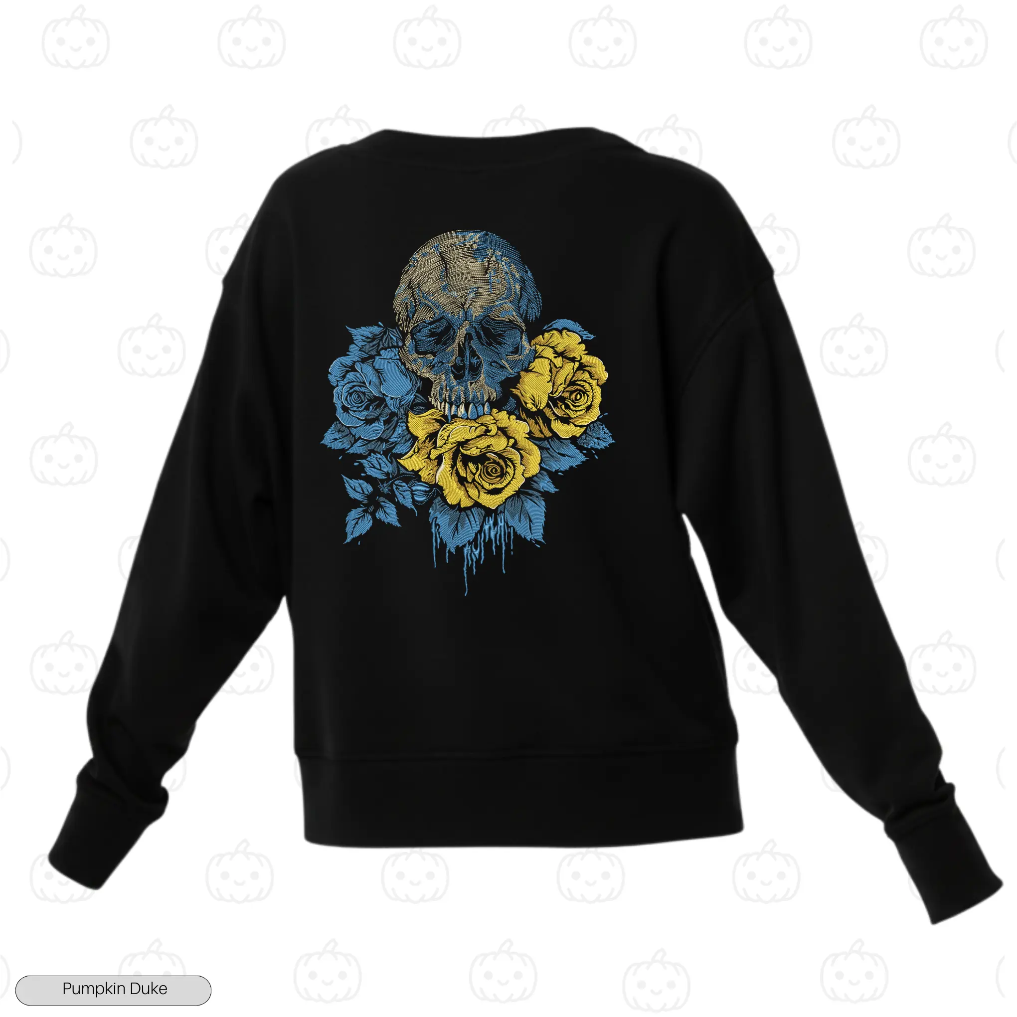 Memento Morie Embroidery Sweatshirt