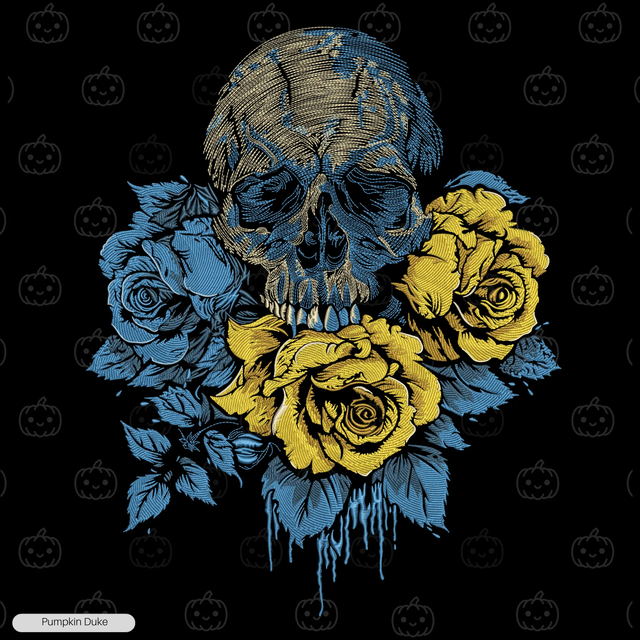 Memento Morie Embroidery T-Shirt