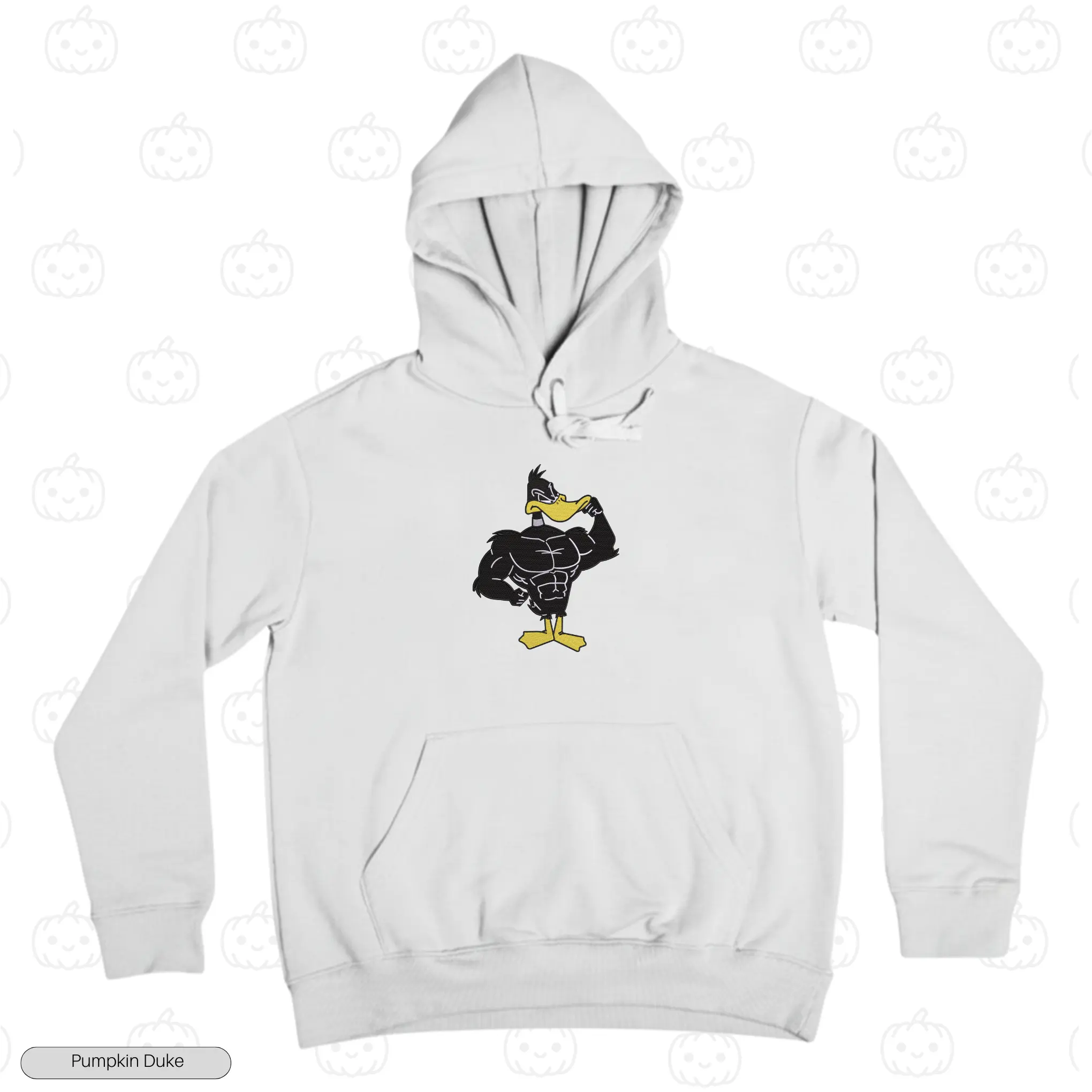 Flexing Daffy Embroidery Hoodie