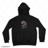 Purple Fox Embroidery Hoodie