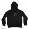 Red Spider Lily Embroidery Hoodie
