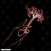 Red Spider Lily Embroidery Design Red Spider Lily Embroidery T-Shirt