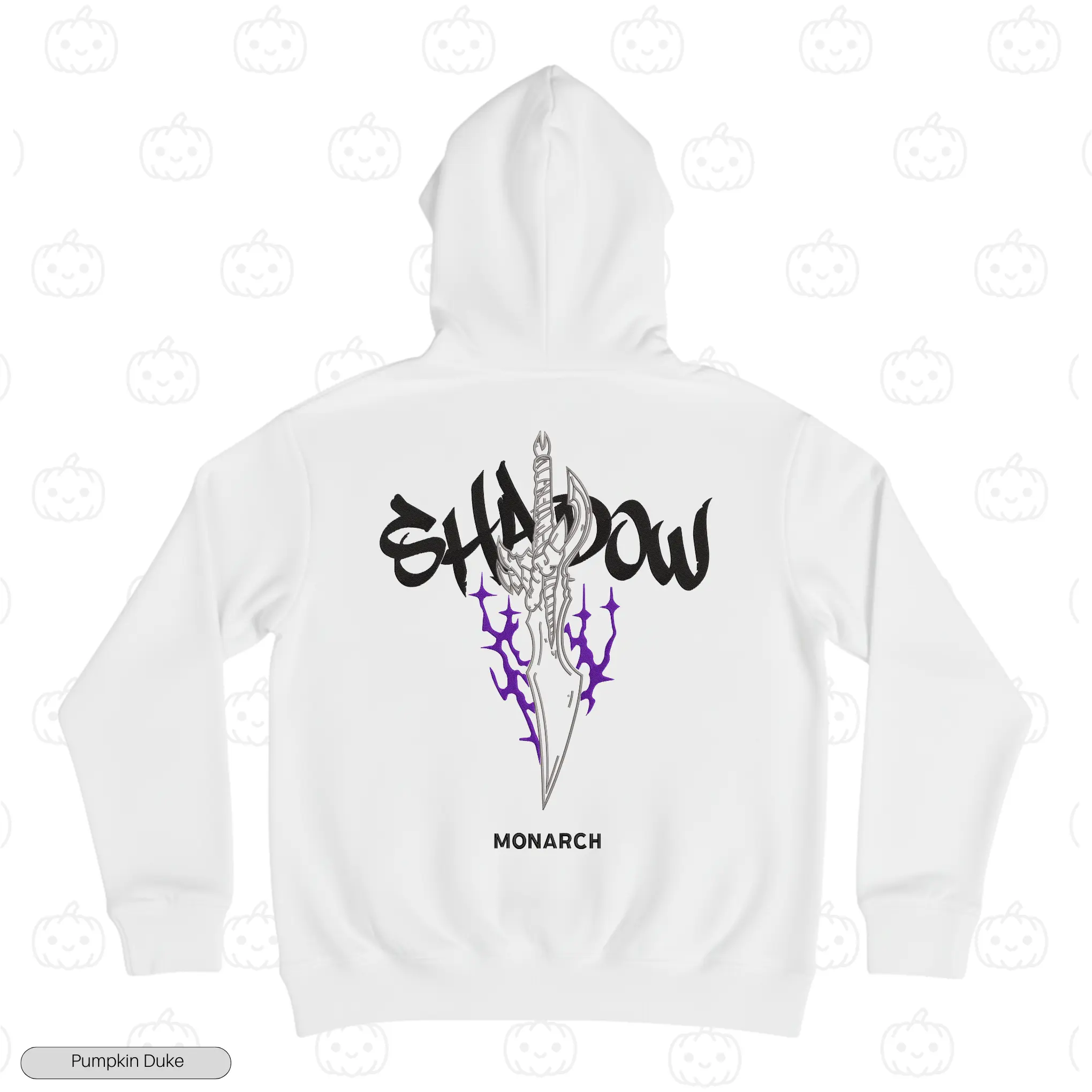 Shadow Monarch Embroidery Hoodie