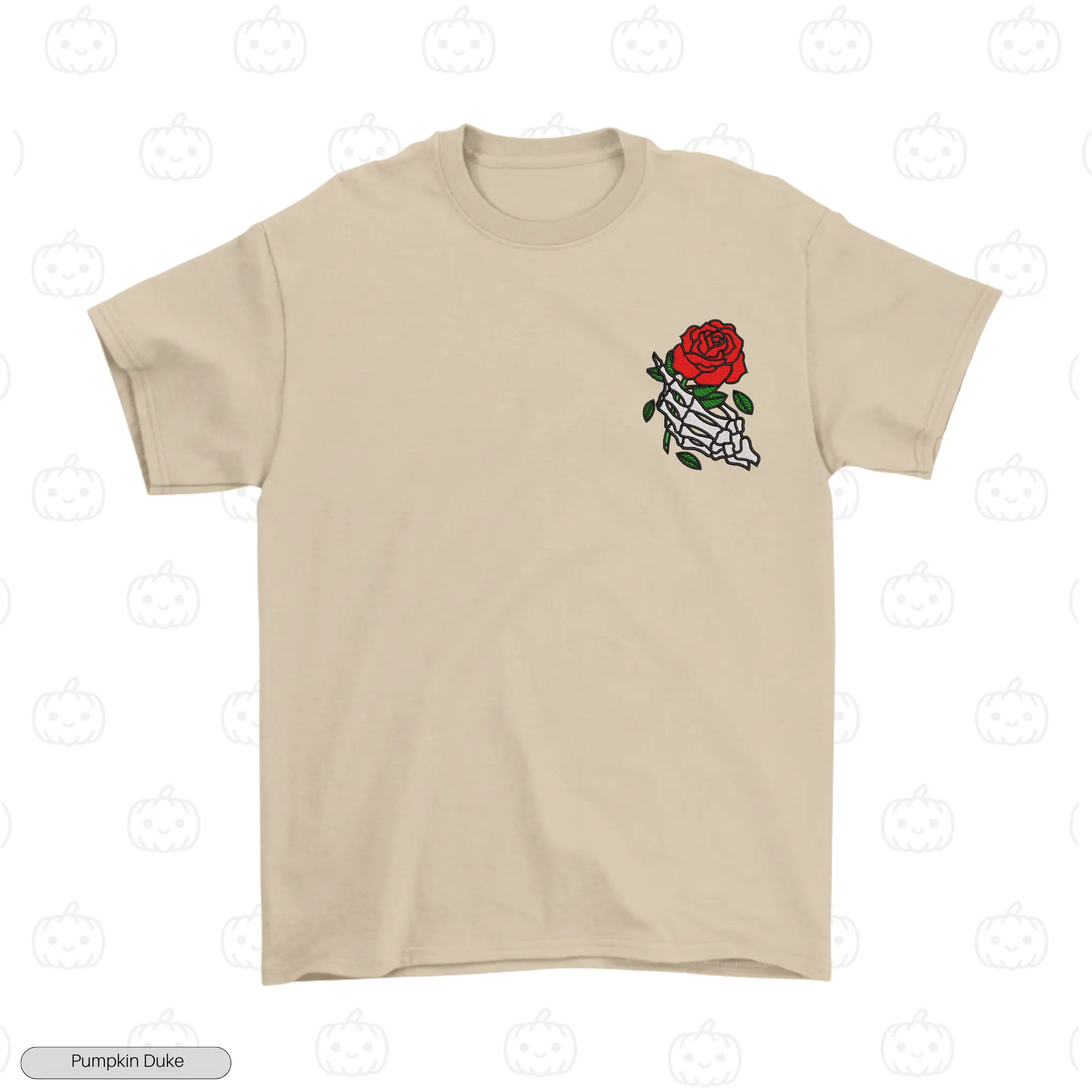 Grief in Petals Embroidery T-Shirt