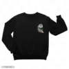 Grief in Petals Embroidery Sweatshirt
