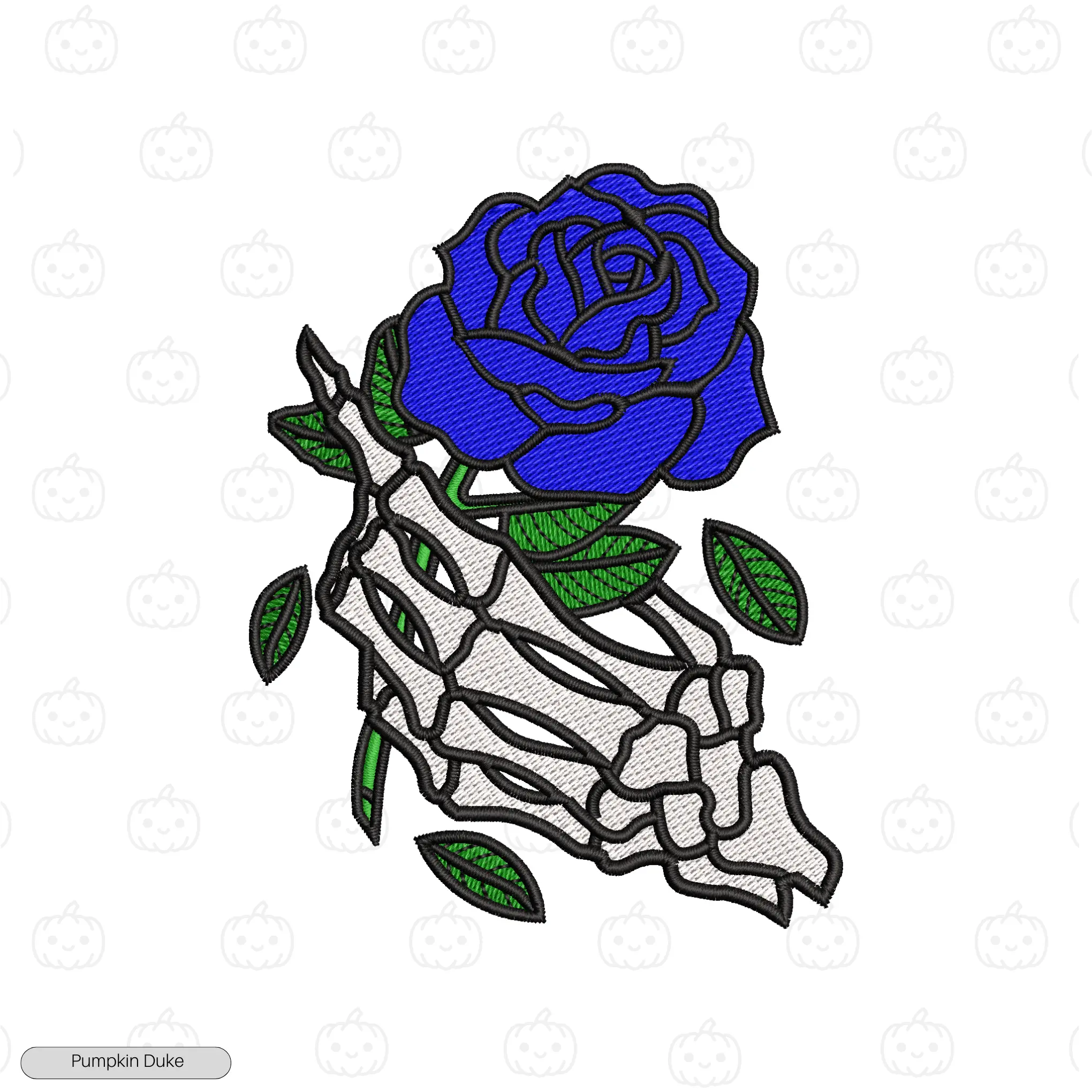 Grief in Petals Embroidery Hoodie