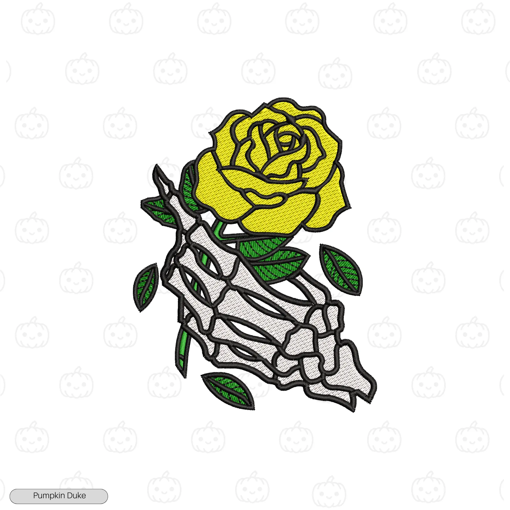 Grief in Petals Embroidery Hoodie