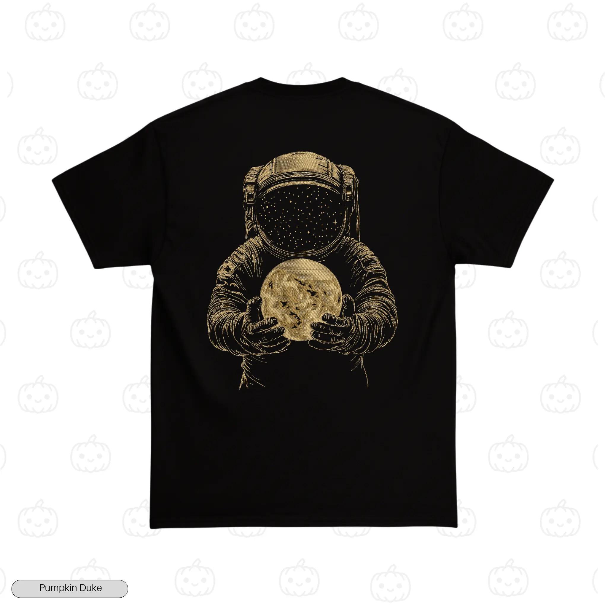 Space Man Embroidery T-Shirt