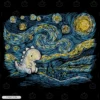 Starry Night Baby Dinosaur Embroidery Design Starry Night Baby Dinosaur Embroidery T-Shirt