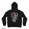 Sugar Skull Girl Embroidery Hoodie