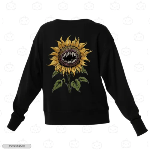 Sunflower Monster Embroidery Sweatshirt