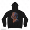 Veiled Woman Embroidery Hoodie