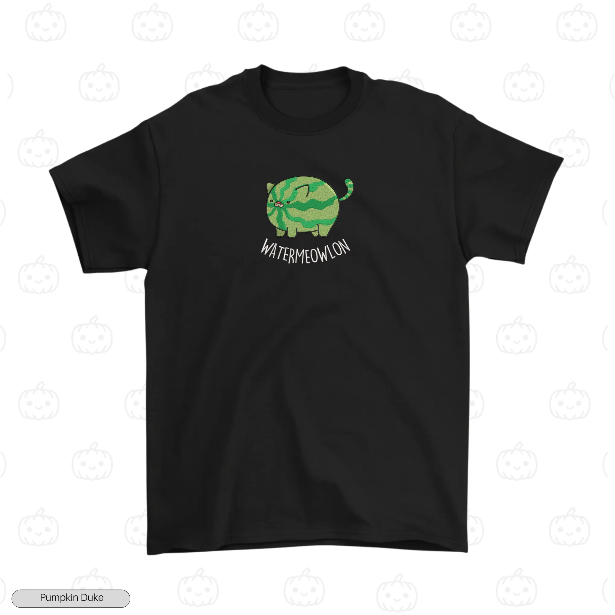 Watermeowlon Embroidery T-Shirt