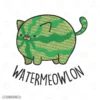 Watermeowlon Embroidery T-Shirt