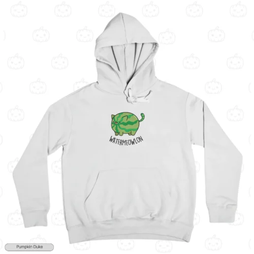 Watermeowlon Embroidery Hoodie