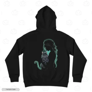 Beloved Cat Embroidery Hoodie