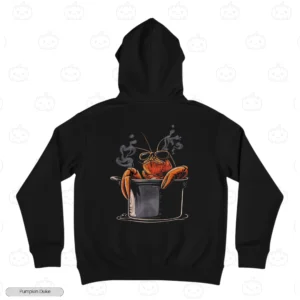 Boiled Lobster Embroidery Hoodie