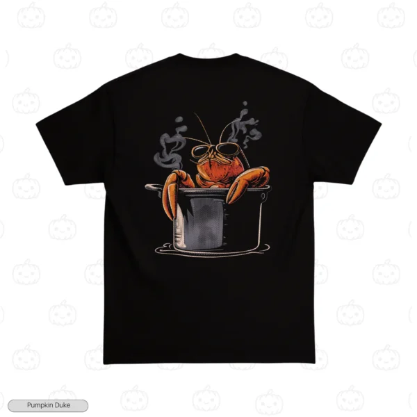 Boiled Lobster Embroidery T-Shirt