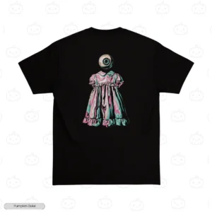 Creepy Doll Embroidery T-Shirt