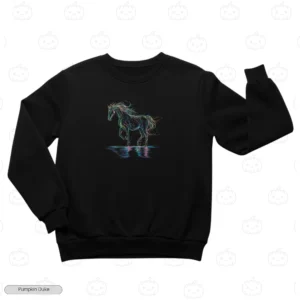 Horse Majestic Embroidery Sweatshirt